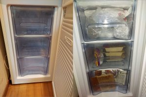 冷凍庫の中の画像